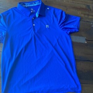 Scales Offshore Core Royal Blue Golf Polo Size m
